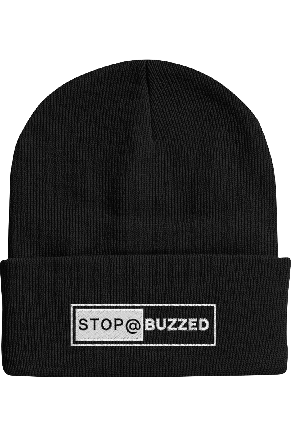 Stop @ Buzzed Sportsman Solid 12" Cuffed Beanie