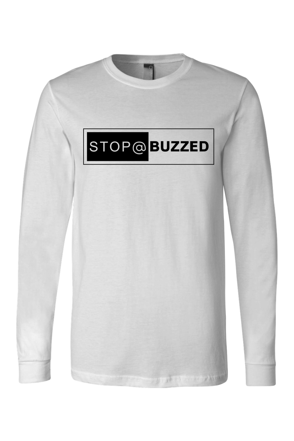 Stop @ Buzzed BELLA + CANVAS Unisex Jersey Long Sleeve Tee