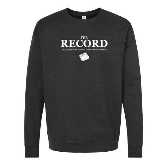 The Record Unisex Fleece Crewneck Sweatshirt