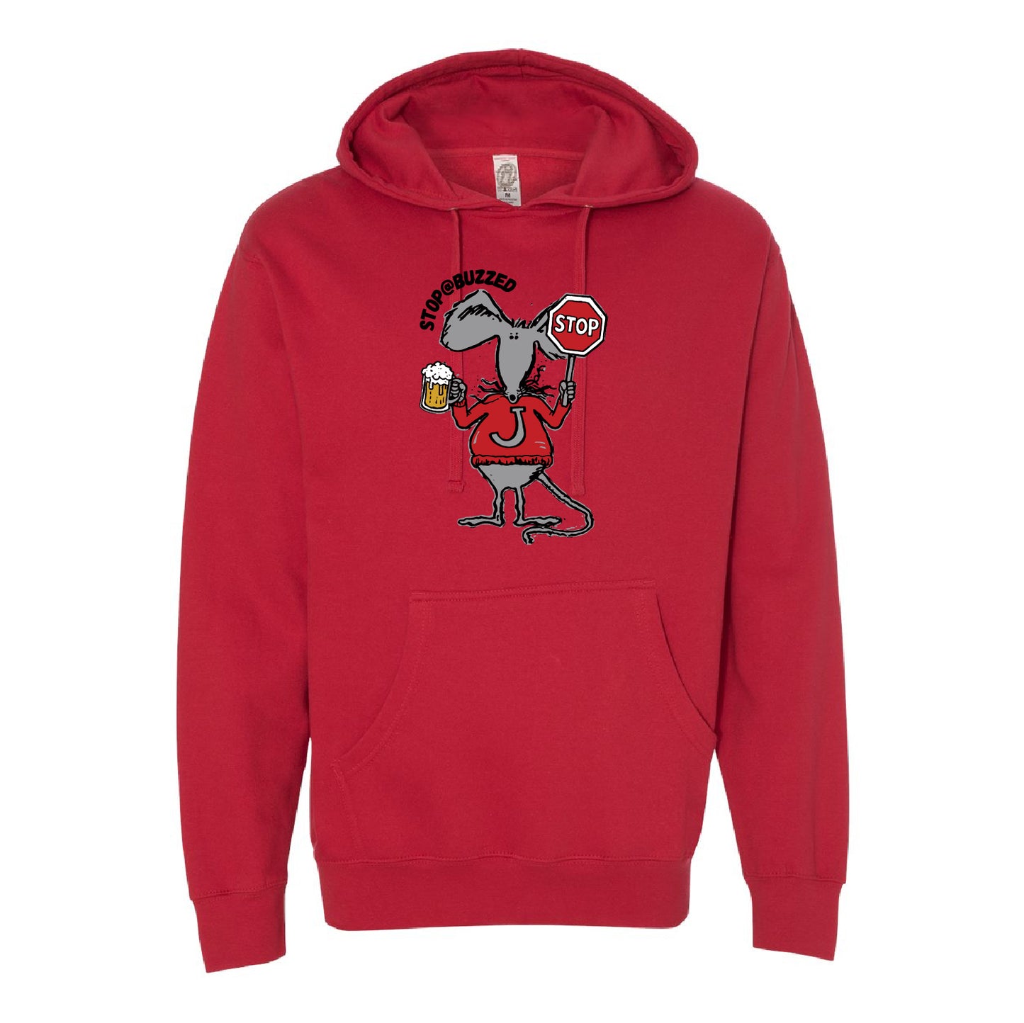 Stop @ Buzzed Independent Trading Co. Midweight Hooded Sweatshirt