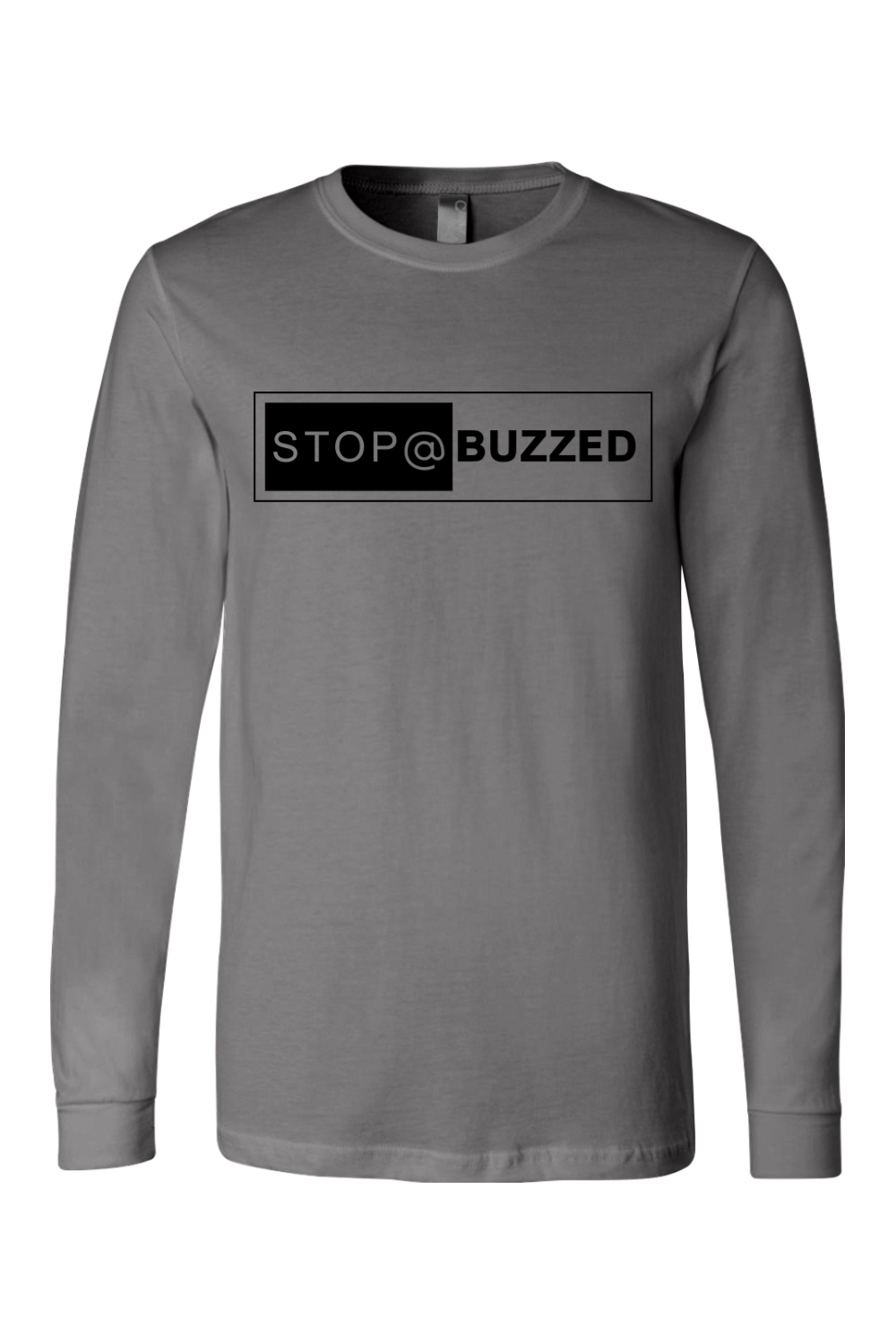 Stop @ Buzzed BELLA + CANVAS Unisex Jersey Long Sleeve Tee