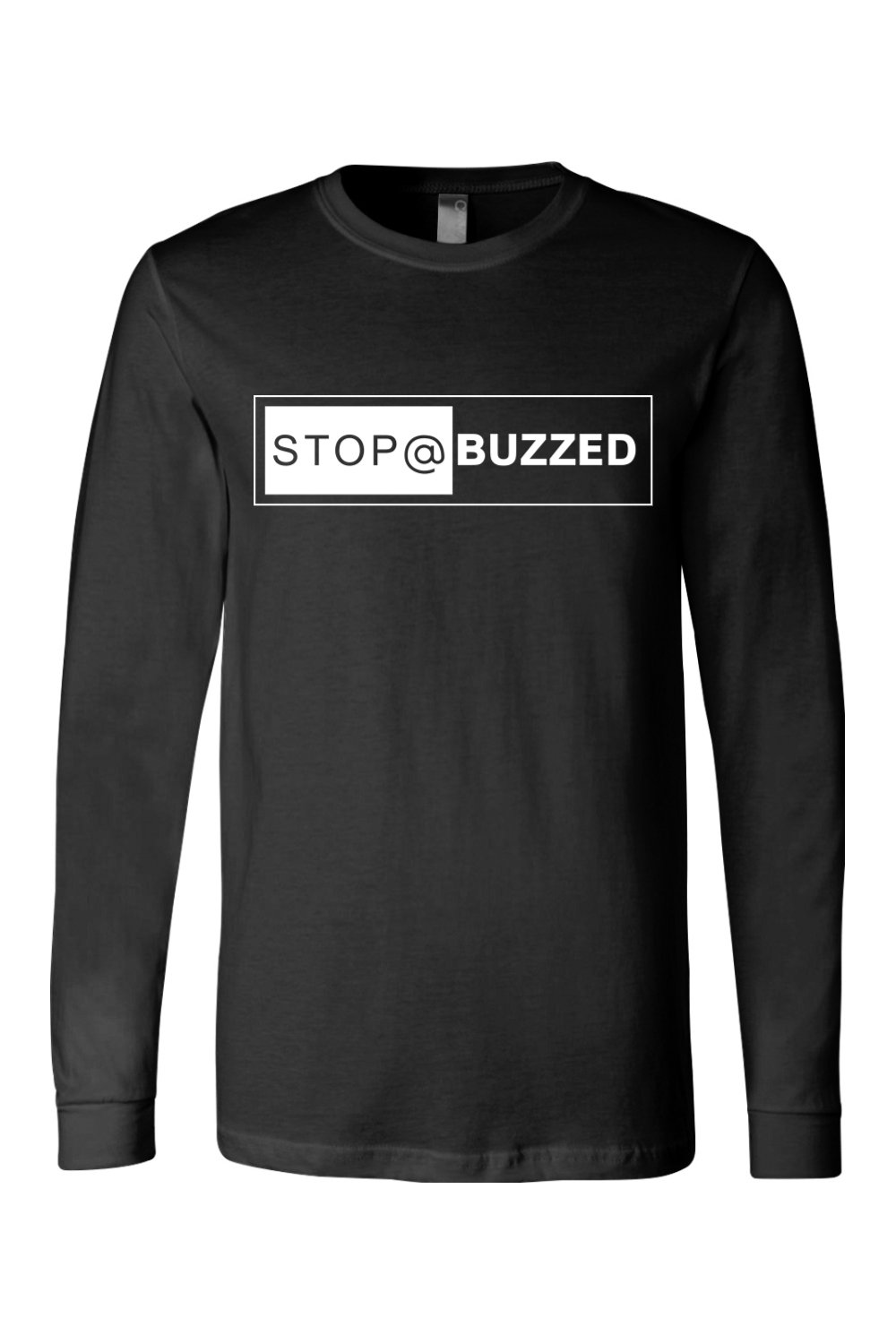 Stop @ Buzzed BELLA + CANVAS Unisex Jersey Long Sleeve Tee